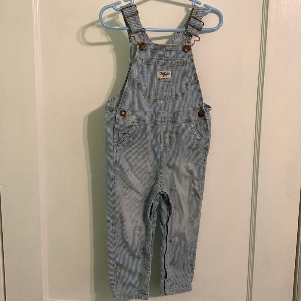 OshKosh floral overalls